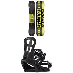 Rome Mechanic Snowboard ​+ Flux EM Snowboard Bindings 2024