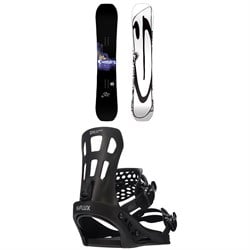 GNU Money C2E Snowboard - Blem ​+ Flux EM Snowboard Bindings 2024