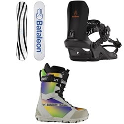 Bataleon Chaser Snowboard ​+ Fly Snowboard Bindings  ​+ Salsa Lace Snowboard Boots 2025