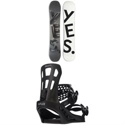 Yes. Basic Snowboard ​+ Flux EM Snowboard Bindings 2024