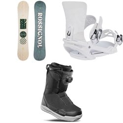 Rossignol Soulside Snowboard ​+ Salomon Vendetta X Snowboard Bindings ​+ thirtytwo Shifty Boa Snowboard Boots - Women's