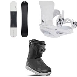 Season Primer Snowboard ​+ Salomon Vendetta X Snowboard Bindings ​+ thirtytwo Shifty Boa Snowboard Boots - Women's 2025