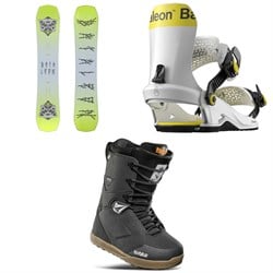 Bataleon Disaster Snowboard ​+ Chaos Heelwrap Snowboard Bindings ​+ thirtytwo Lashed x Volcom Snowboard Boots 2025