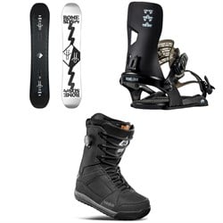 Rome Artifact Pro Snowboard ​+ Crux Snowboard Bindings ​+ thirtytwo Diesel Hybrid Snowboard Boots