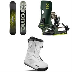 Rome Freaker Snowboard ​+ Crux Snowboard Bindings ​+ thirtytwo STW Double Boa Snowboard Boots