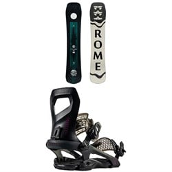 Rome Ravine Snowboard ​+ Brass Snowboard Bindings - Women's