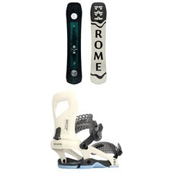 Rome Ravine Snowboard ​+ Brass Snowboard Bindings - Women's 2024