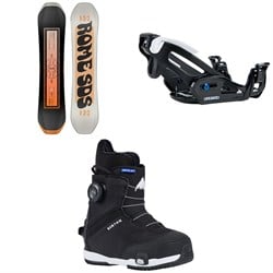 Rome Minishred Snowboard ​+ Burton Step On Grom Snowboard Bindings ​+ Step On Grom Snowboard Boots - Kids'