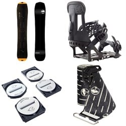 Arbor Landmark Splitboard ​+ Burton Hitchhiker Splitboard Bindings  ​+ Spark R&D Spark Pucks ​+ Landmark Splitboard Skins 2025