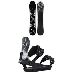 Ride Smokescreen Snowboard ​+ A-10 Snowboard Bindings 2025