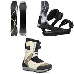 Ride Superpig Snowboard ​+ A-10 Snowboard Bindings ​+ Torrent Snowboard Boots 2025