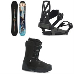 Ride Shadowban Snowboard ​+ A-4 Snowboard Bindings ​+ Jackson Snowboard Boots 2025