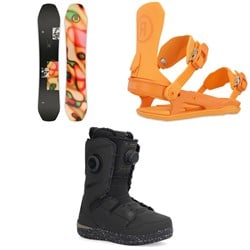 Ride Moderator Snowboard ​+ CL-6 Snowboard Bindings ​+ Karmyn Zonal Snowboard Boots - Women's 2025