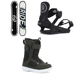 Ride Zero Jr Snowboard ​+ K-1 Snowboard Bindings ​+ Norris Snowboard Boots - Kids 2025