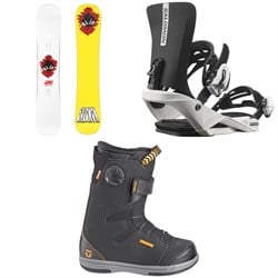 Salomon Sleepwalker Grom Snowboard ​+ Rhythm Jr Snowboard Bindings ​+ Union Cadet Snowboard Boots - Kids'