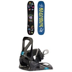 Salomon Grail Snowboard ​+ Burton Grom Snowboard Bindings - Kids'