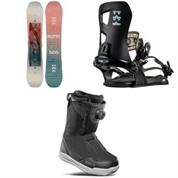 Rome Royal Snowboard ​+ Flare Snowboard Bindings ​+ thirtytwo Shifty Boa Snowboard Boots - Women's
