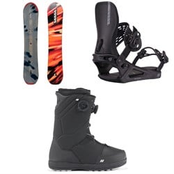 K2 Antidote Snowboard ​+ Bond Snowboard Bindings ​+ Maysis Snowboard Boots 2025
