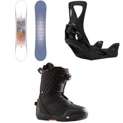 Burton Stylus Snowboard ​+ Step On Snowboard Bindings ​+ Limelight Step On Snowboard Boots - Women's 2025