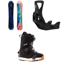 K2 Passport Snowboard ​+ Burton Step On Snowboard Bindings ​+ Felix Step On Soft Snowboard Boots - Women's 2025