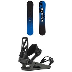 Burton Ripcord Snowboard ​+ Ride C-4 Snowboard Bindings 2025