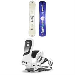 Sims Mystery Lunch Snowboard 2024 ​+ Union Ultra Snowboard Bindings