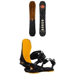 Arbor Element Snowboard ​+ Hemlock Snowboard Bindings 2025