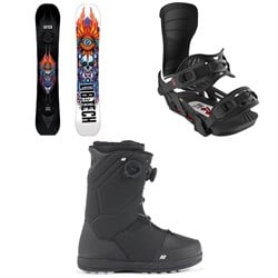 Lib Tech Terrain Wrecker C2X Snowboard ​+ Bent Metal Axtion Snowboard Bindings ​+ K2 Maysis Snowboard Boots 2025