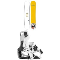Burton Process Flying V Snowboard ​+ Nidecker Supermatic Snowboard Bindings 2025