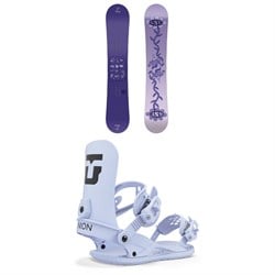 GNU Asym Velvet C2 Snowboard ​+ Union Legacy Snowboard Bindings - Women's 2025