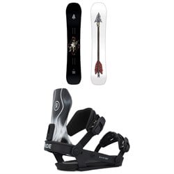Lib Tech EJack Knife C3 Snowboard ​+ Ride A-10 Snowboard Bindings 2025