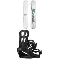 Sims Bowl Squad Snowboard ​+ Flux EM Snowboard Bindings