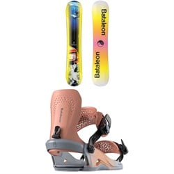 Bataleon Distortia Snowboard ​+ Donna Heelwrap Snowboard Bindings - Women's