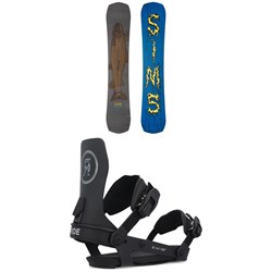 Sims Distortion Snowboard ​+ Ride A-6 Snowboard Bindings 2025