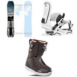 Yes. Warca UnInc JPS LTD Snowboard ​+ Union Force Snowboard Bindings ​+ thirtytwo Lashed Double Boa Snowboard Boots