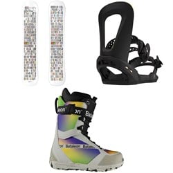 Bataleon 20Y Snowboard ​+ Blow Snowboard Bindings ​+ Salsa Lace Snowboard Boots