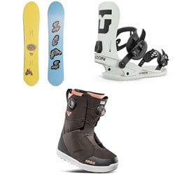 Sims Nub Snowboard ​+ Union Strata Snowboard Bindings ​+ thirtytwo Lashed Double Boa Snowboard Boots