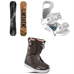 Lib Tech Legitimizer C3 Snowboard ​+ Bent Metal Logic Snowboard Bindings ​+ thirtytwo Lashed Double Boa Snowboard Boots 2025