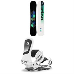 Burton Custom Flying V Snowboard ​+ Union Ultra Snowboard Bindings 2025