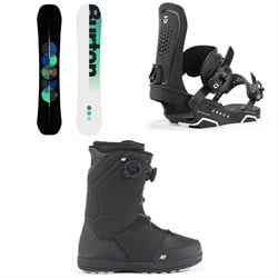 Burton Custom Snowboard ​+ Union Force Snowboard Bindings ​+ K2 Maysis Snowboard Boots 2025