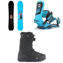 Burton Deep Thinker Snowboard ​+ Union Ultra Snowboard Bindings ​+ K2 Maysis Snowboard Boots 2025
