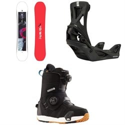 Burton Talent Scout Snowboard ​+ Step On Escapade Snowboard Bindings ​+ Felix Step On Snowboard Boots - Women's 2025
