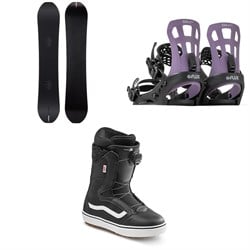 Season Kin Snowboard ​+ Flux EM Snowboard Bindings ​+ Vans Encore OG Snowboard Boots - Women's