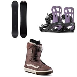 Season Kin Snowboard ​+ Flux EM Snowboard Bindings ​+ Vans Encore OG Snowboard Boots - Women's