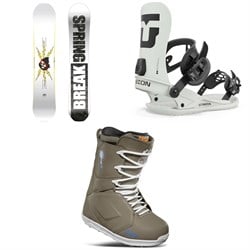 CAPiTA Spring Break Resort Twin Snowboard ​+ Union Strata Snowboard Bindings ​+ thirtytwo Lashed Premium Spring Break Snowboard Boots 2025