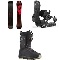 CAPiTA The Black Snowboard Of Death Snowboard ​+ Union Force Snowboard Bindings ​+ Salomon Echo Dual Boa Snowboard Boots 2025
