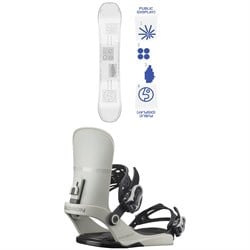 Public Snowboards Display Snowboard ​+ Salomon EDB Snowboard Bindings 2025