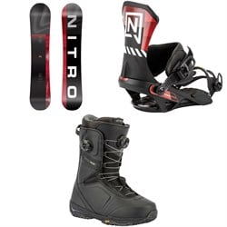Nitro Team Pro Snowboard ​+ Team Pro Snowboard Bindings ​+ Team Boa Snowboard Boots 2026