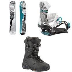Nitro Alternator x Volcom Snowboard ​+ Team Snowboard Bindings ​+ Team Boa Snowboard Boots 2026