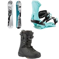 Nitro Alternator x Volcom Snowboard ​+ Team Snowboard Bindings ​+ Team Boa Snowboard Boots 2026